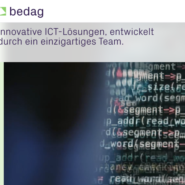 Das neue Branding der Bedag – mehr als nur ein neues Kleid